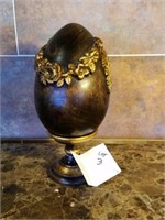 Floral Egg on Stand