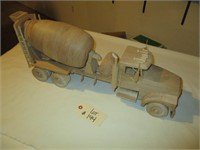 Wood Model Ready Mix Cement Truck