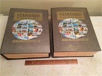2 Large Standard Albums Stamp Collection