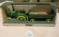 1931 JOHN DEERE MODEL GP TRACTOR W/FLARE BOX WAGON