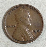 1910-S  Lincoln Cent  VG