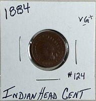 1884 Indian Head Cent  VG