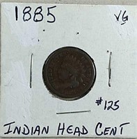 1885 Indian Head Cent  VG