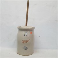 3 Gal. Red Wing Butter Churn