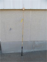 Vintage Yellow Fishing Rod Pole