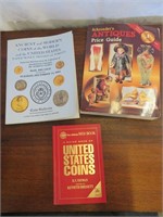 2 Coin Collecting Books / 1 Antique Book