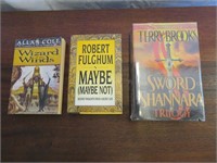 Fiction Book Trio - Wizards, Secret Life & Sword