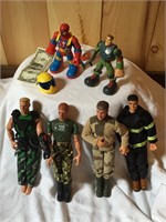 Military service man dolls 2 super hero
