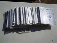 Large Lot Bobcat Manuals - approx 30