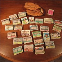 Late 70's Baseball Cards & Glove