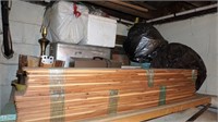 Wood & Contents of One Corner of Garage