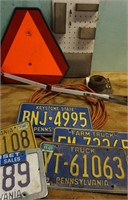 License Plates & Other Items