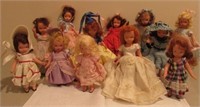 12 Vintage Dolls with movable arms