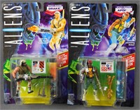 Aliens Space Marine Drake and Apone Action Figures