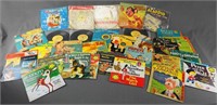 30 1940's-60's Children's 7 1/2" Kiddie Records