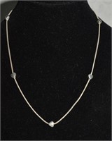 .925 Silver Heart  Necklace