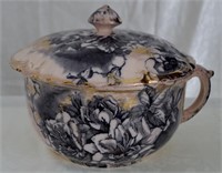 Antique "Rose Bloom" England Chamber Pot