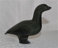Inuit Soapstone Bird Carving - Unsigned