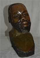 Stone Carved Bust - Unsigned
