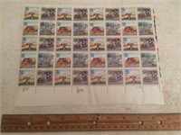 Sheet of 25 Cent Stamps
