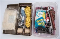 Metal Tool Box & Large Assortment of Tools