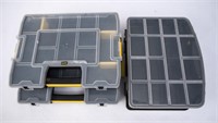 3 Small Sectioned Storage Boxes