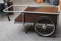 Rolling High Wheel Garden Cart