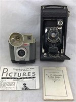 Kodak No. 1A Camera and Kodak Brownie Camera