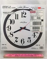 Contract 12E Electric Wall Clock by Seth Thomas