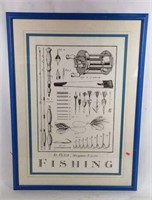 Framed Fishing Art