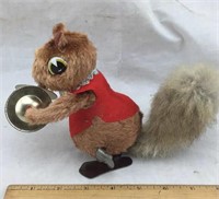 Vintage Wind Up Squirrel Toy