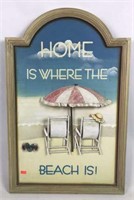 Home Is Where The Beach Is Wood Wall Hanging