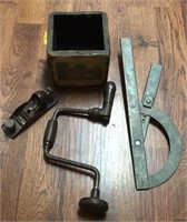Vintage Tools & Wood Box