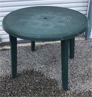 Round Plastic Patio Table