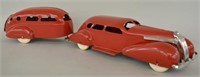 Wyandotte Lasalle Pressed Steel Car With Trailer