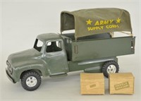Buddy "L"  Pressed Steel US Army Supply Truck