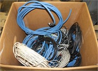 Box of Cut Media and Audio Wire