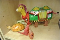 Vintage Battery Operated Toy Camel Lot