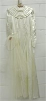 Circa 1910 Wedding Gown & Veil