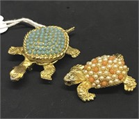 Turtle Brooches