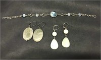 Pale Green & Turquoise Tone Jewelry