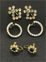Rhinestone Vintage Earrings