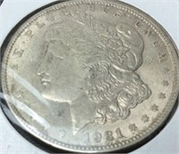 1921 Morgan Silver Dollar