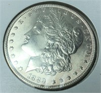 High Grade 1889 Morgan Silver Dollar