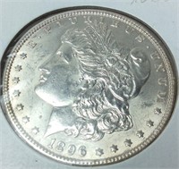 High Grade 1896 Morgan Silver Dollar