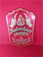 Budweiser King of Beers Bar Sign