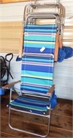 Lot of (8) Folding Lawn Chairs