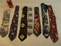 Lot de cravates de collection dont Star Wars,