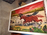 Running Horses Tapestry - Large