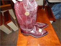 Mens J. Chisolm Western Boots Sz. 9.5